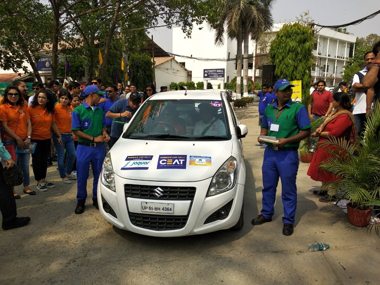 PHOTOS of womens car rally in varanasi