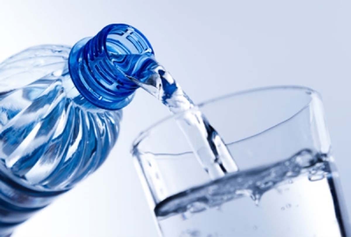 Carcinogenic chemicals emit from a plastic bottle