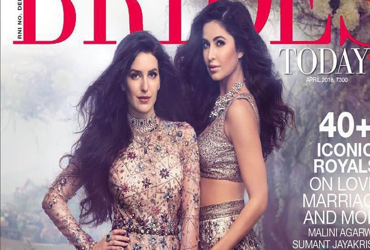 Sisters Katrina Kaif and Isabelle Kaif bridal look pics are simply awesome