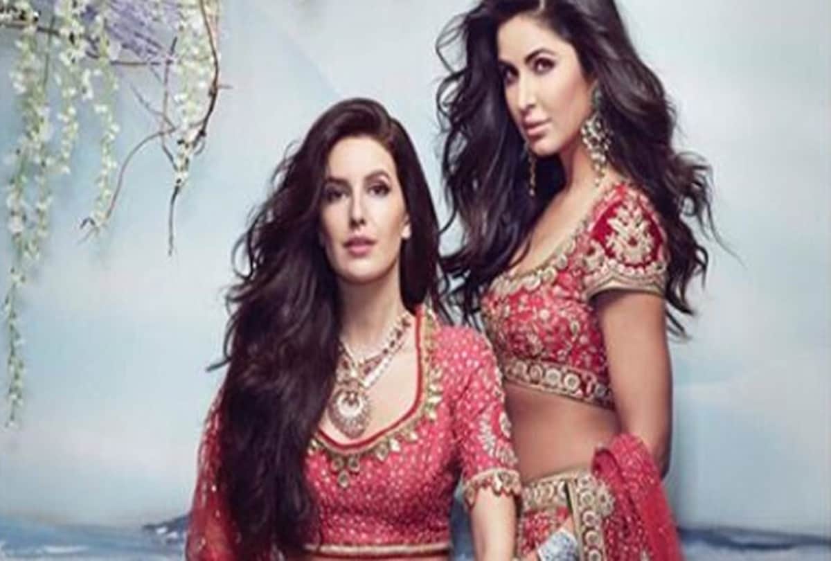 Sisters Katrina Kaif and Isabelle Kaif bridal look pics are simply awesome