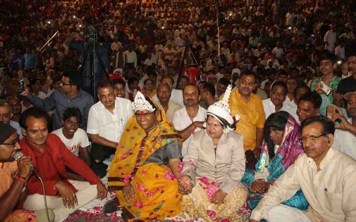 Mahamurkh mela organise at rajendra prasad ghat in varanasi