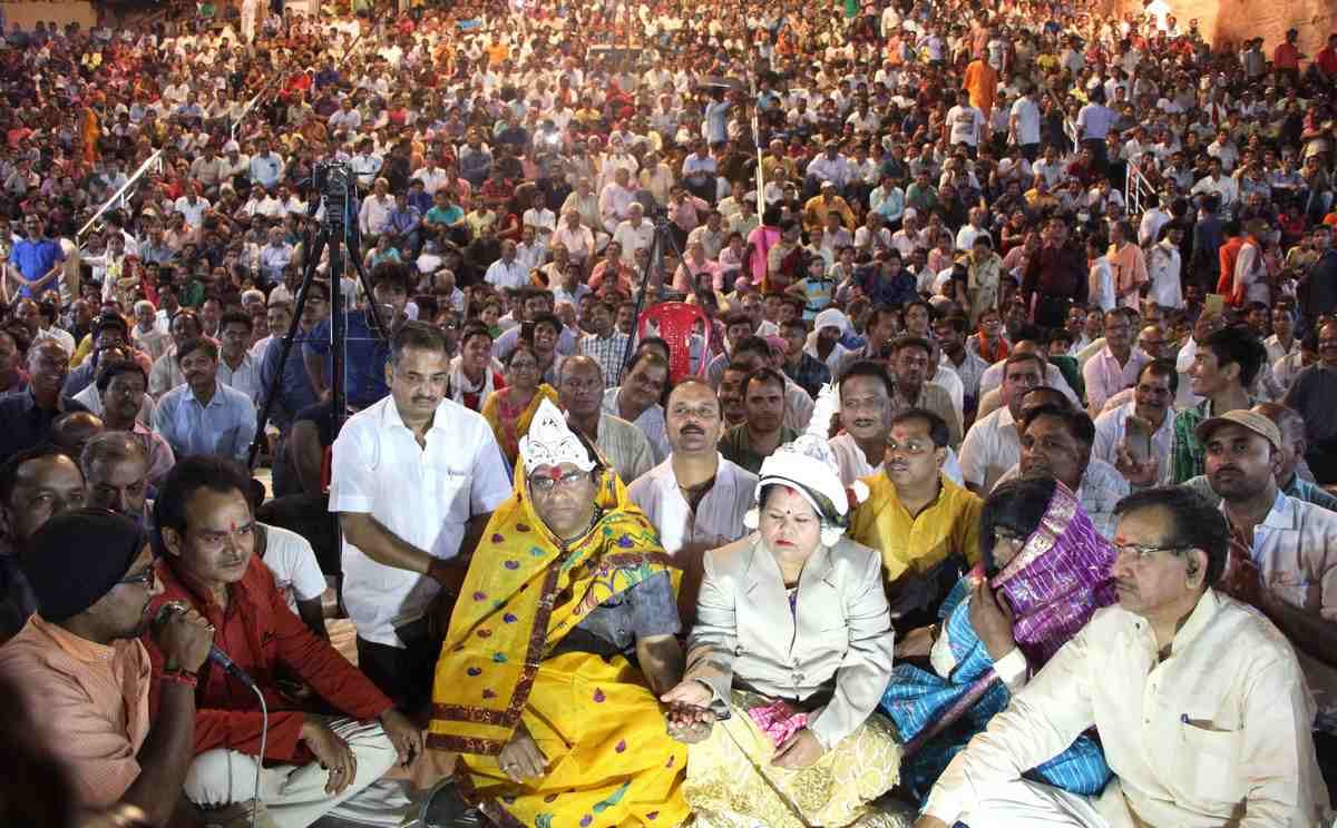 Mahamurkh mela organise at rajendra prasad ghat in varanasi