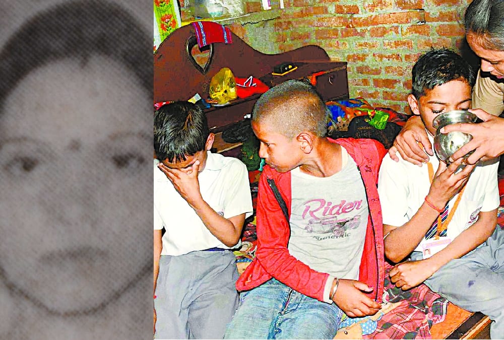 A man murdered his wife in sitapur.