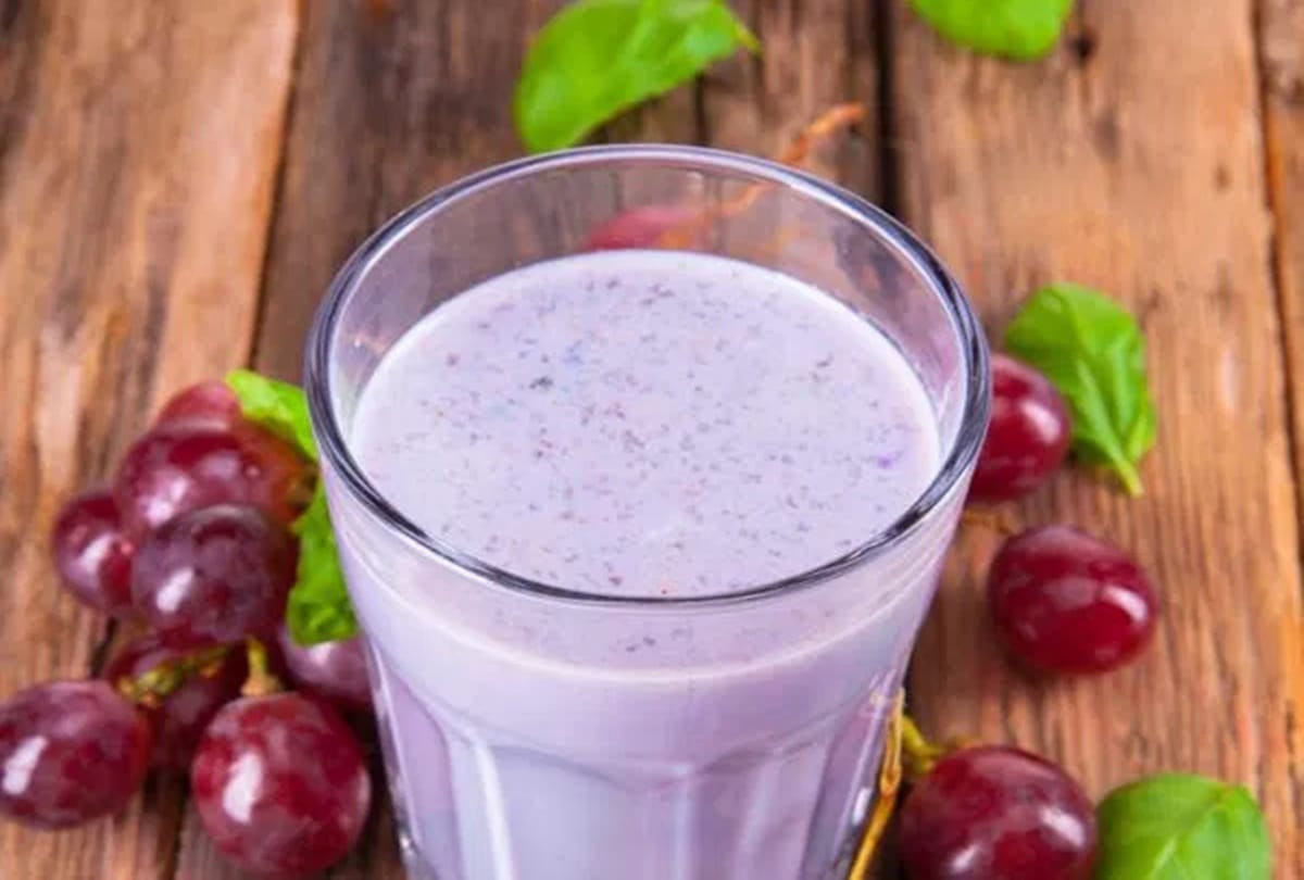 grape lassi to keep you cool this summer