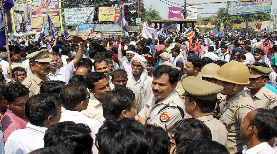 bharat bandh: Ambulance trapped in jam in Bijnor, old man died