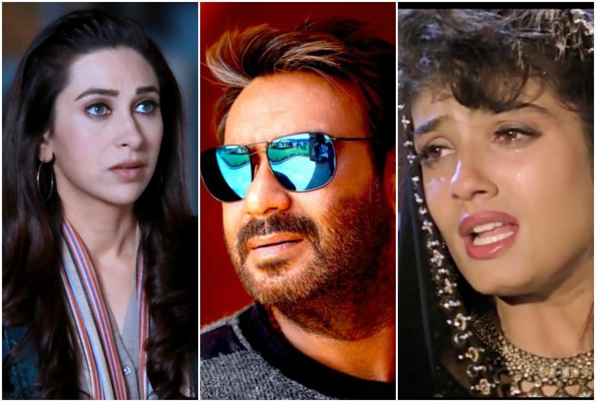 Happy birthday ajay devgn Know his Rumoured affair with Raveena Tandon and Karisma Kapoor