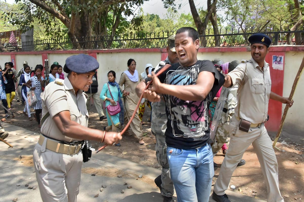 bharat bandh 2018 police action on Dalit protest against amendments in sc st protection act