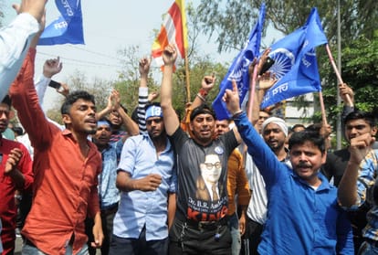 during 4 year of nda government know how many times it become anti-dalit party