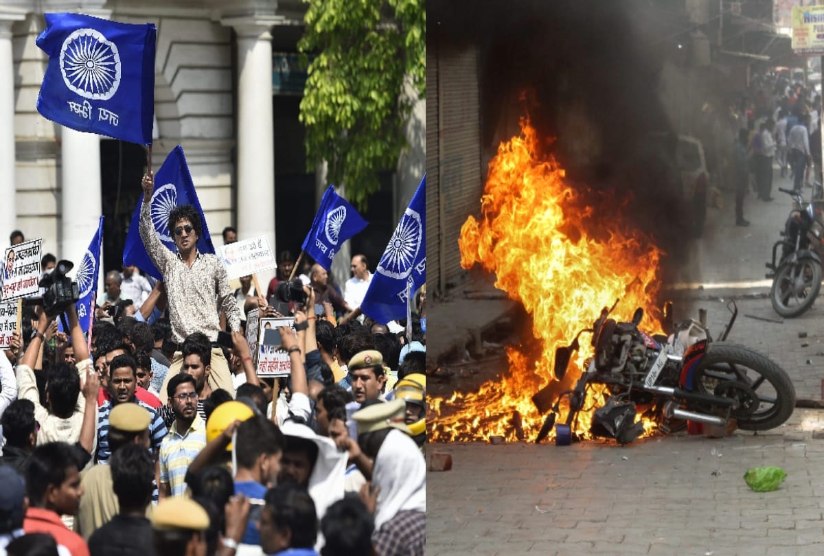 bharat bandh effect in delhi ncr, protestors done train stopping and stone pelting and all updates