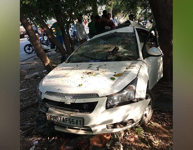 Four People Died in Car Accident in Hoshiarpur