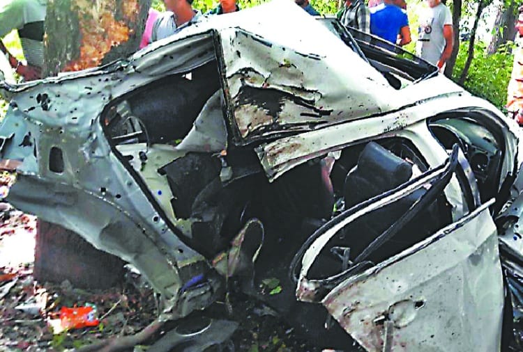 Four People Died in Car Accident in Hoshiarpur