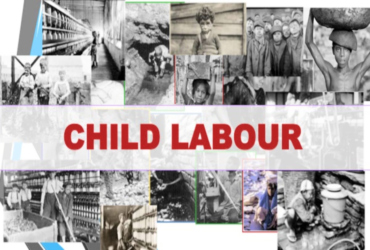 Most child laborers work in illegal factories