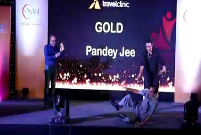 Incident during event company anniversary in Agra