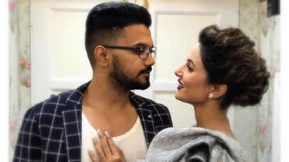 HINA KHAN ROCKY JAISWAL ENGAGEMENT DUBAI HOT AIR BALLOON TV SERIAL AKSHARA BIGG BOSS