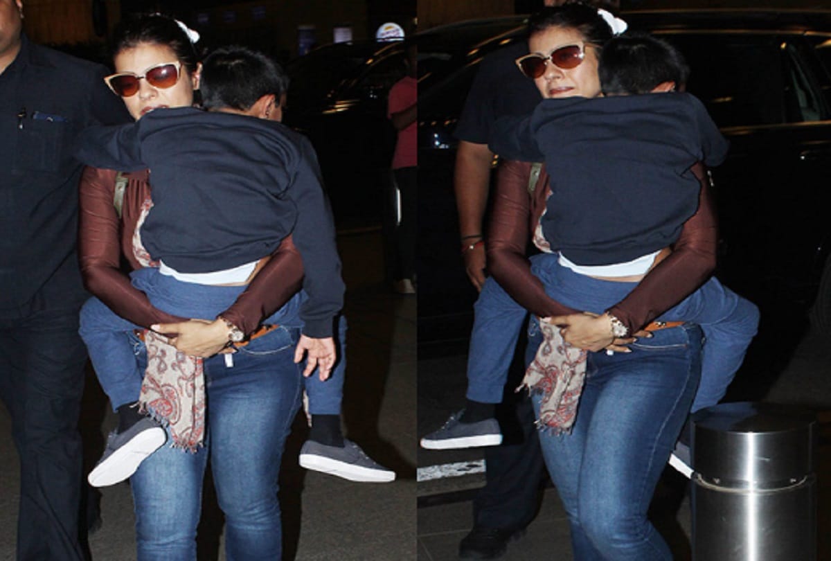 Ajay Devgn takes off with Kajol and children from Mumbai to celebrate 49th birthday 