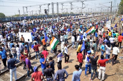 Miscreants removed the railway tracks in agra, more than seventy trains stopped