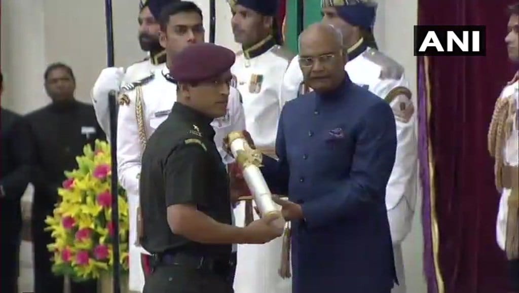 MS Dhoni daughter ziva dhoni congrats him for padma bhushan