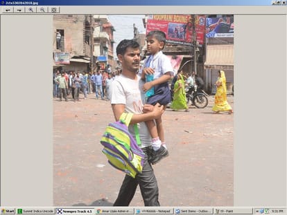 examination of many students exfoliate due to violance in Agra 