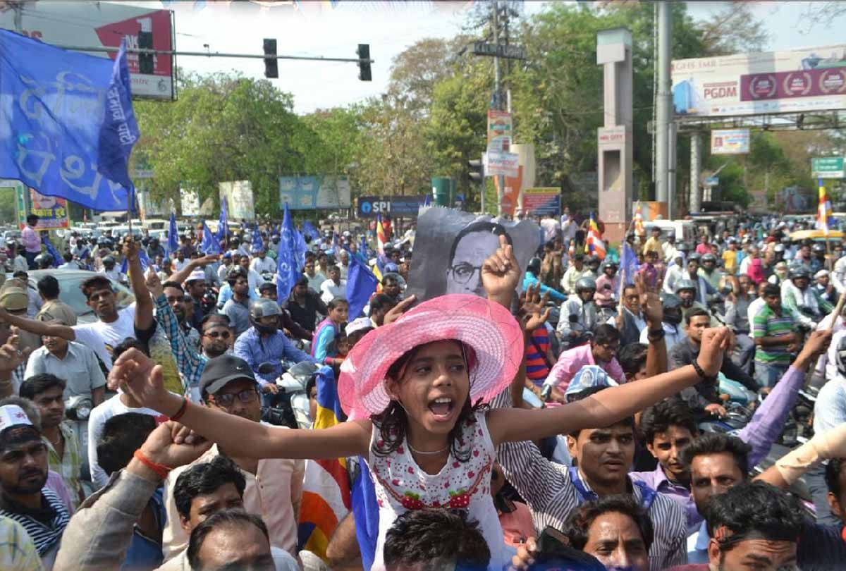 Bharat Bandh demonstration in Kanpur