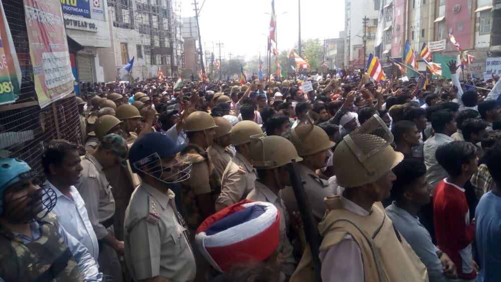 agra Police negligent to stop protesters