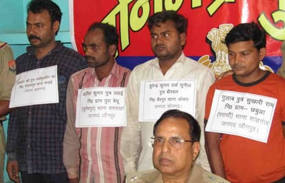 Police arrested vehicle thief gang in sonbhadra