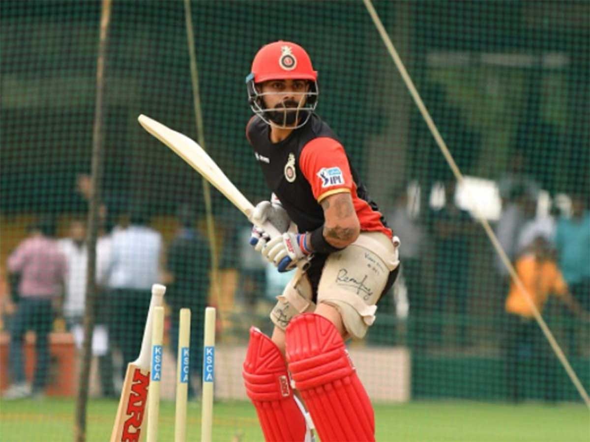 virat kohli started training in royal challengers bangalore camp for upcoming ipl