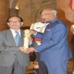 dr bc thakur honored with padma shri award by president of india