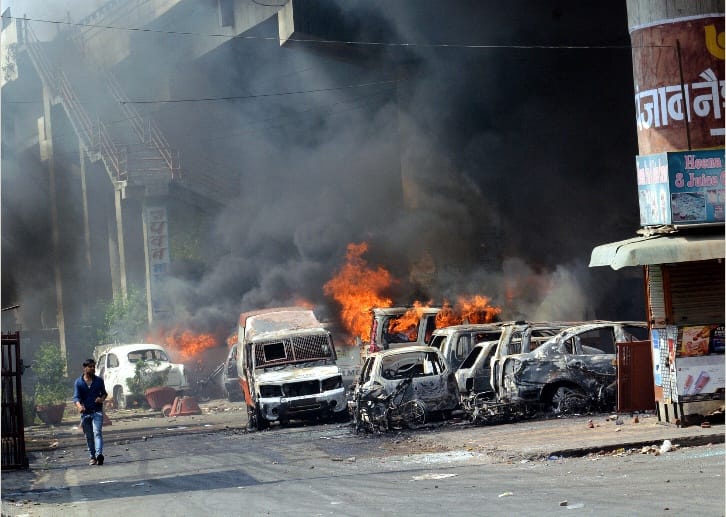18 vehicles to be burnt in Muzaffarnagar