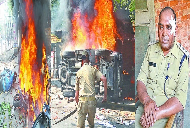 Bawal in Meerut city for seven hours, 100 injured including SP City, see photos