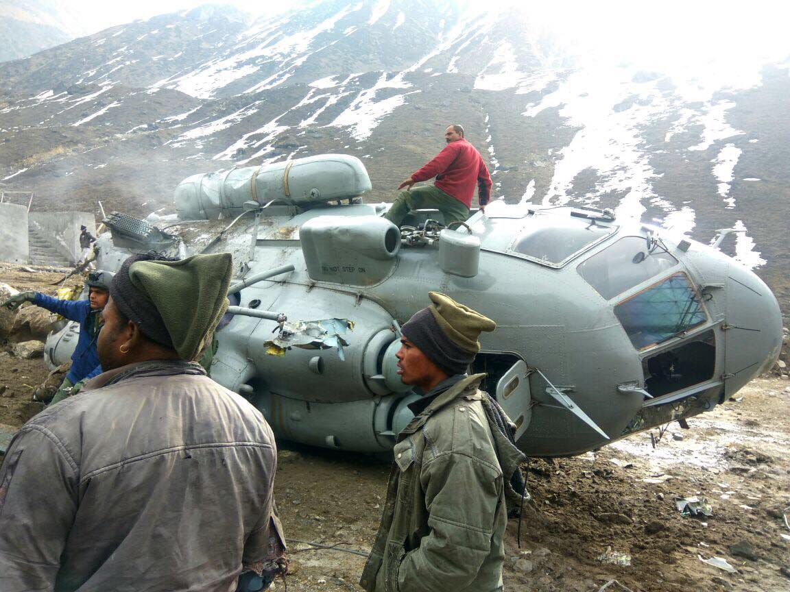 mi 17 crash near kedarnath temple