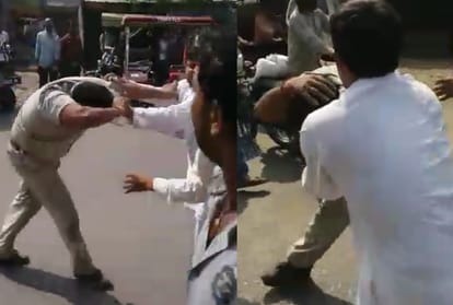 public beaten constable in ayodhya
