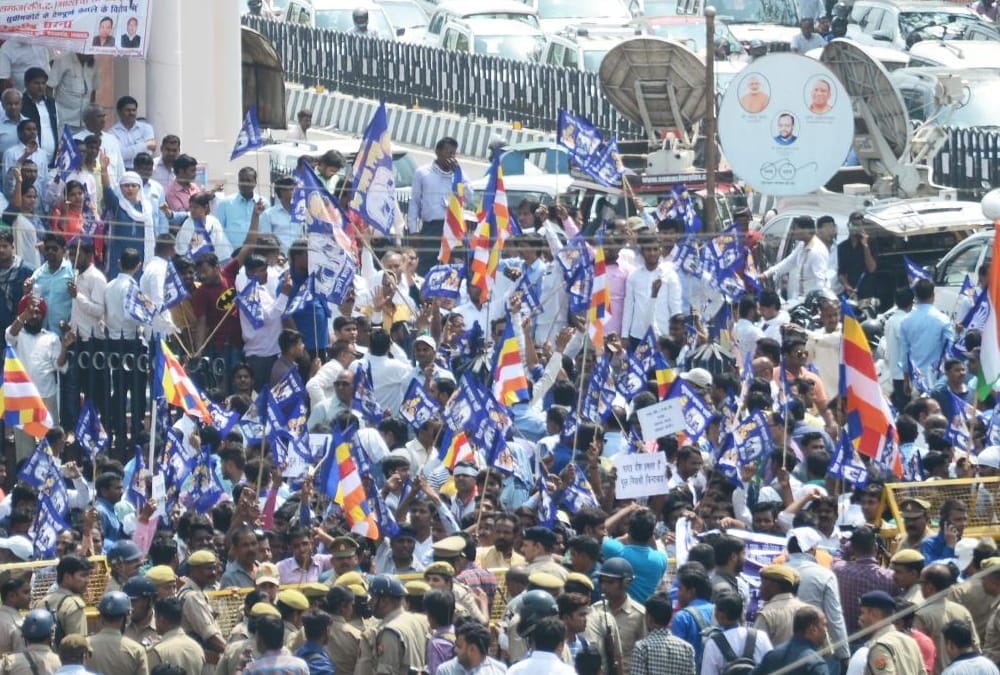 dalit protest becomes a challenge for bjp before 2019 election.