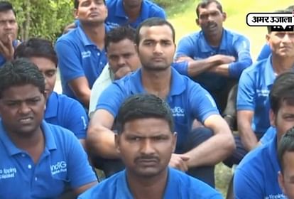  IndiGo ground staff goes on strike demanding salary hike in Varanasi 