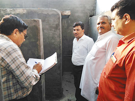 Order of FIR in breaking boundary wall of community building