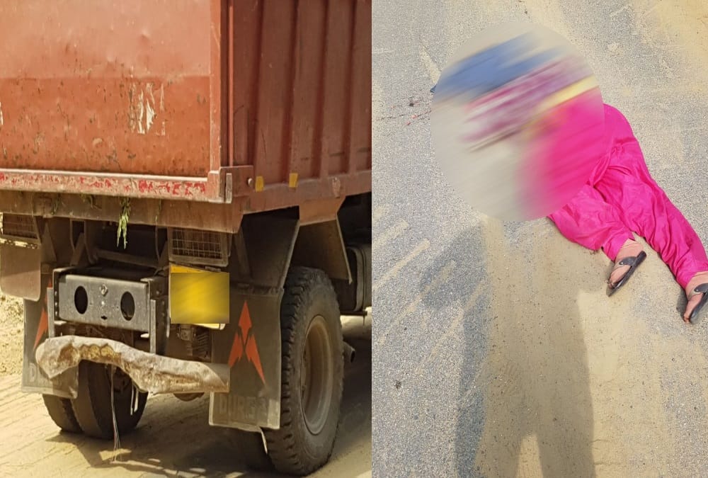 Dumper crushed women in champawat horiable photos