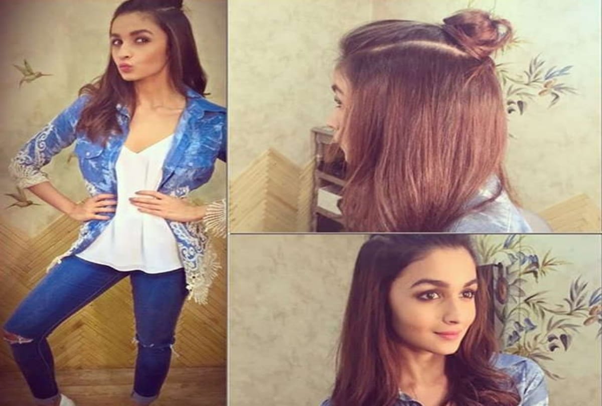 trendy hairstyle for newly married girl