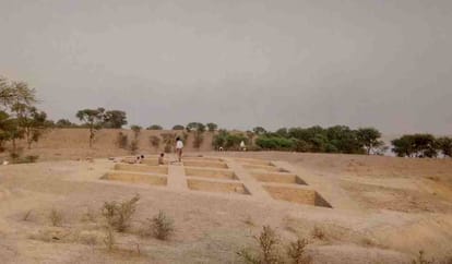 Archaeological department found three thousand years old stones and bones