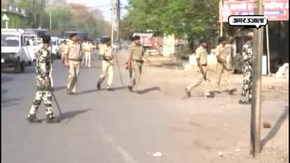 CURFEW IN SEVERAL PARTS OF GWALIOR AFTER VIOLENCE IN BHARAT BAND