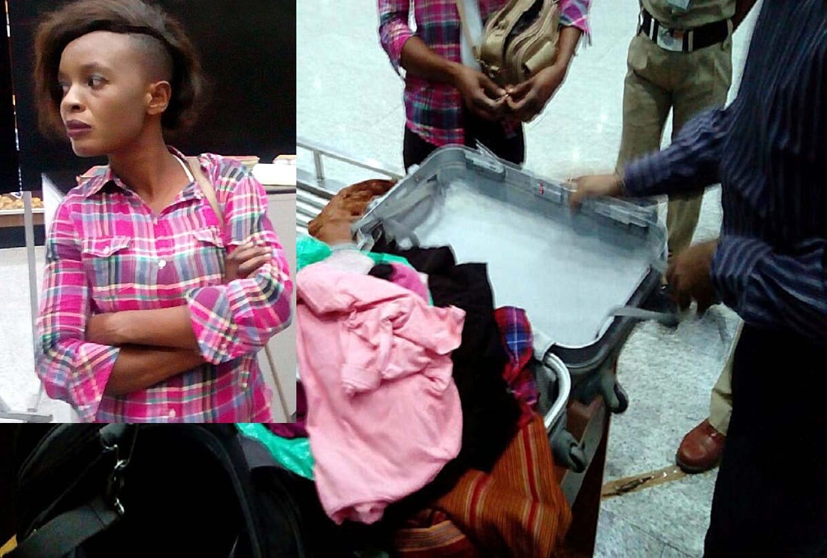 Zimbabwe origin woman arrested with drugs of 150 million from Airport