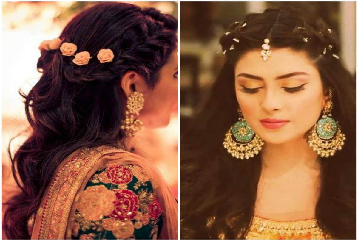 top trendy bollywood inspired hairstyle for newly wed bride