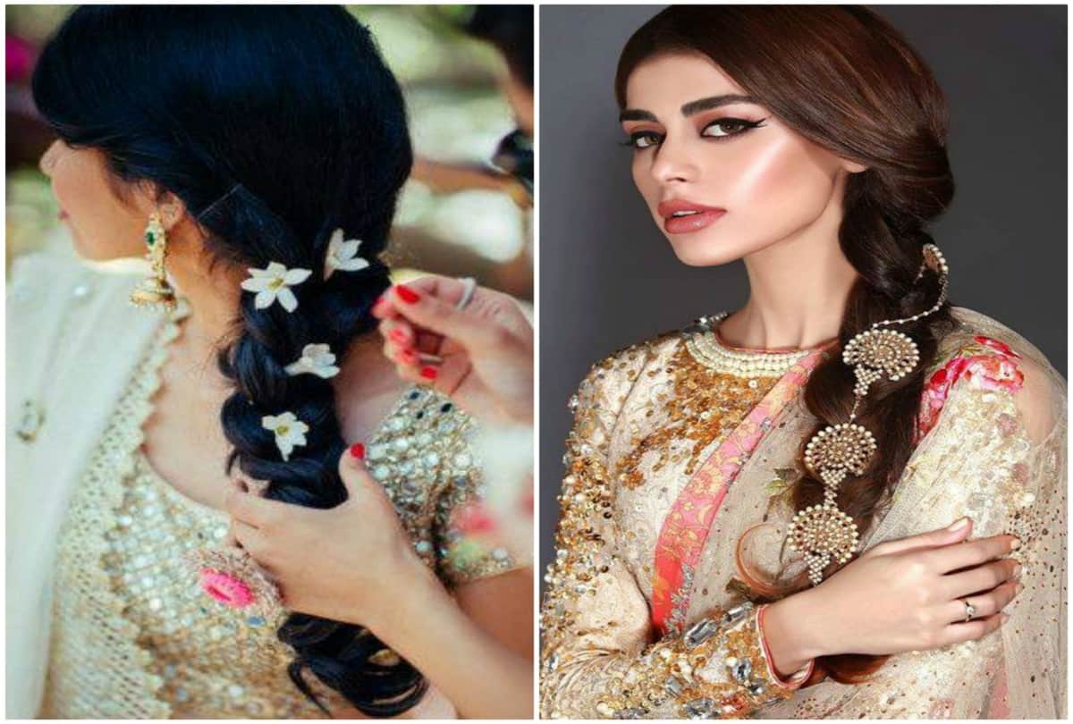 top trendy bollywood inspired hairstyle for newly wed bride