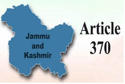 What does Article 370, Political response on the remarks of SC?