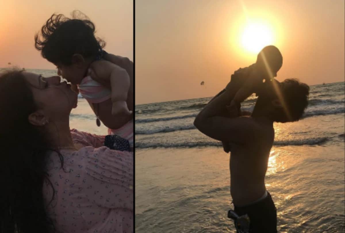 actor kinshuk mahajan spending time with family in goa