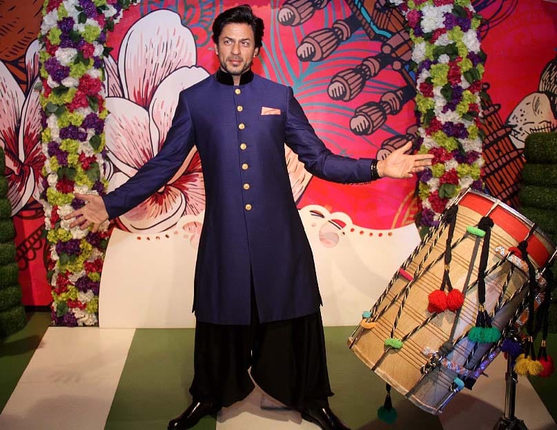 Bollywood King Shah Rukh Khan arrives at Madame Tussauds Museum