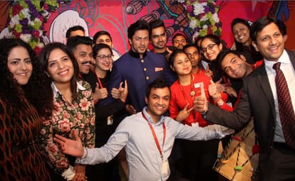 Bollywood King Shah Rukh Khan arrives at Madame Tussauds Museum