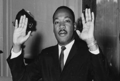 What was the reason of stop Martin Luther King historic speech