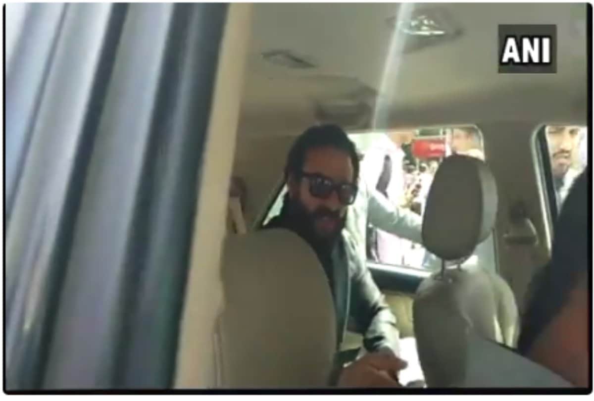 Saif Ali Khan caught on camera outside Jodhpur airport day before Black Buck verdict case