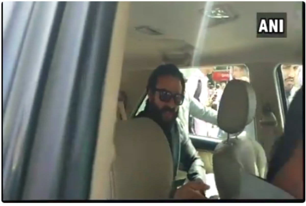Saif Ali Khan caught on camera outside Jodhpur airport day before Black Buck verdict case