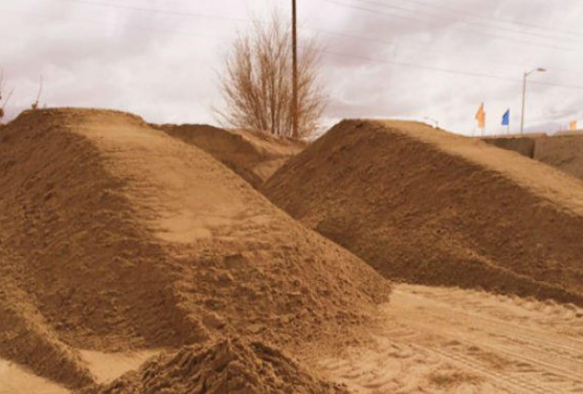 fall in the rates of sand and morang in lucknow