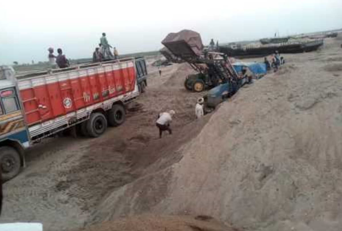 fall in the rates of sand and morang in lucknow
